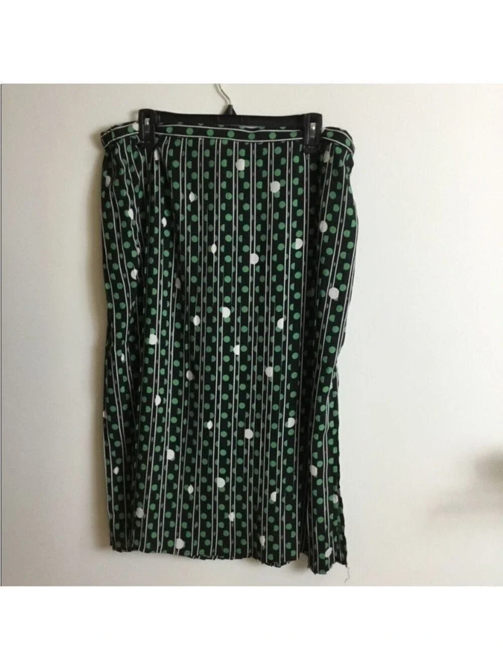 POPSUGAR Star Print Pleated Midi Skirt Black green White XXL NWT